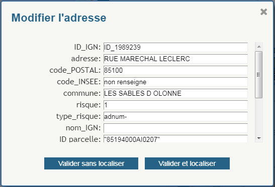 Mes adresses 24